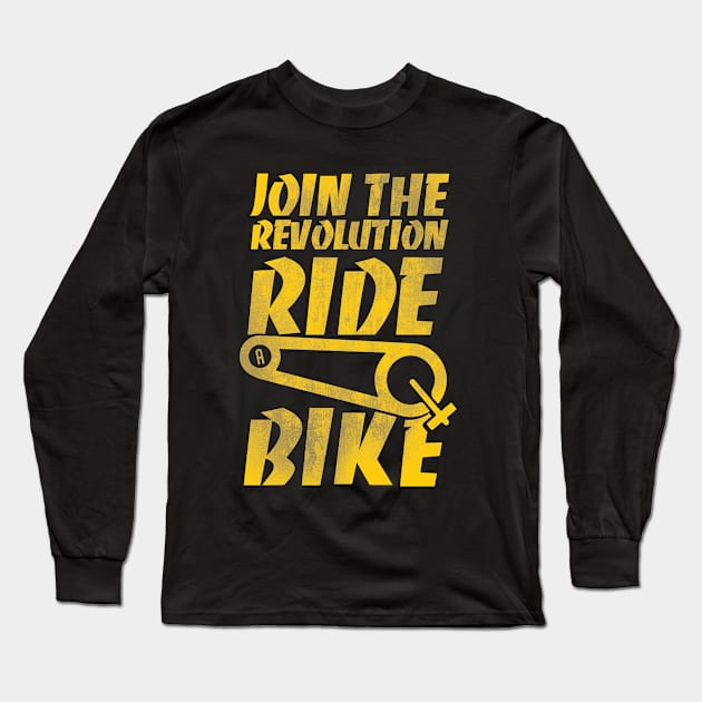 Ride a Bike tshirt , Funny statement shirt Long Sleeve T-Shirt by BlabberBones